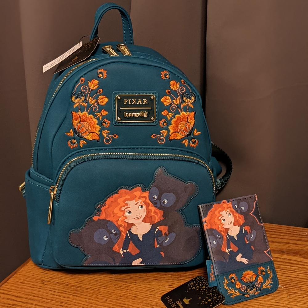 Loungefly Merida Mini Backpack and Cardholder🔥🔥